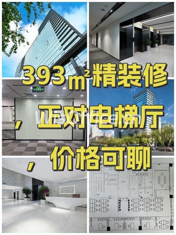 393㎡精装修，正对电梯厅，价格可聊 - 首图