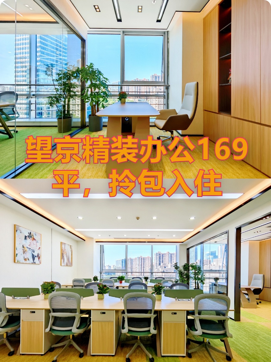 望京精装办公169平，拎包入住