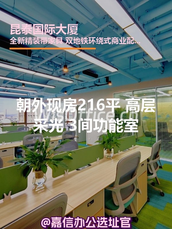 朝外现房216平 高层采光 3间功能室 - 首图