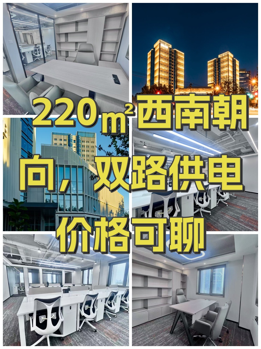 220㎡西南朝向，双路供电价格可聊