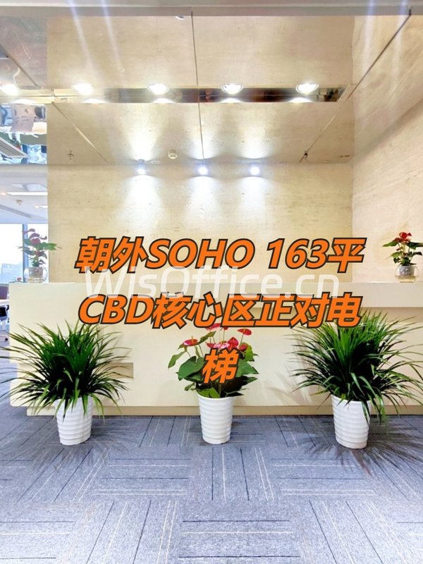 朝外SOHO 163平CBD核心区正对电梯 - 首图