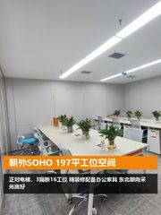 朝外SOHO 197平东北向工位充足 - 缩略图 1