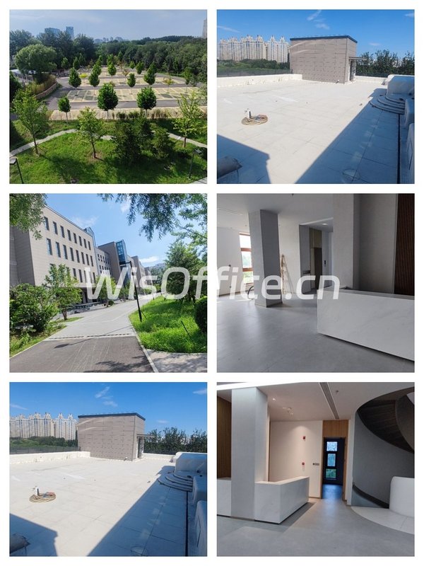 亮马桥1800㎡层高3米 精装公园办公 - 首图