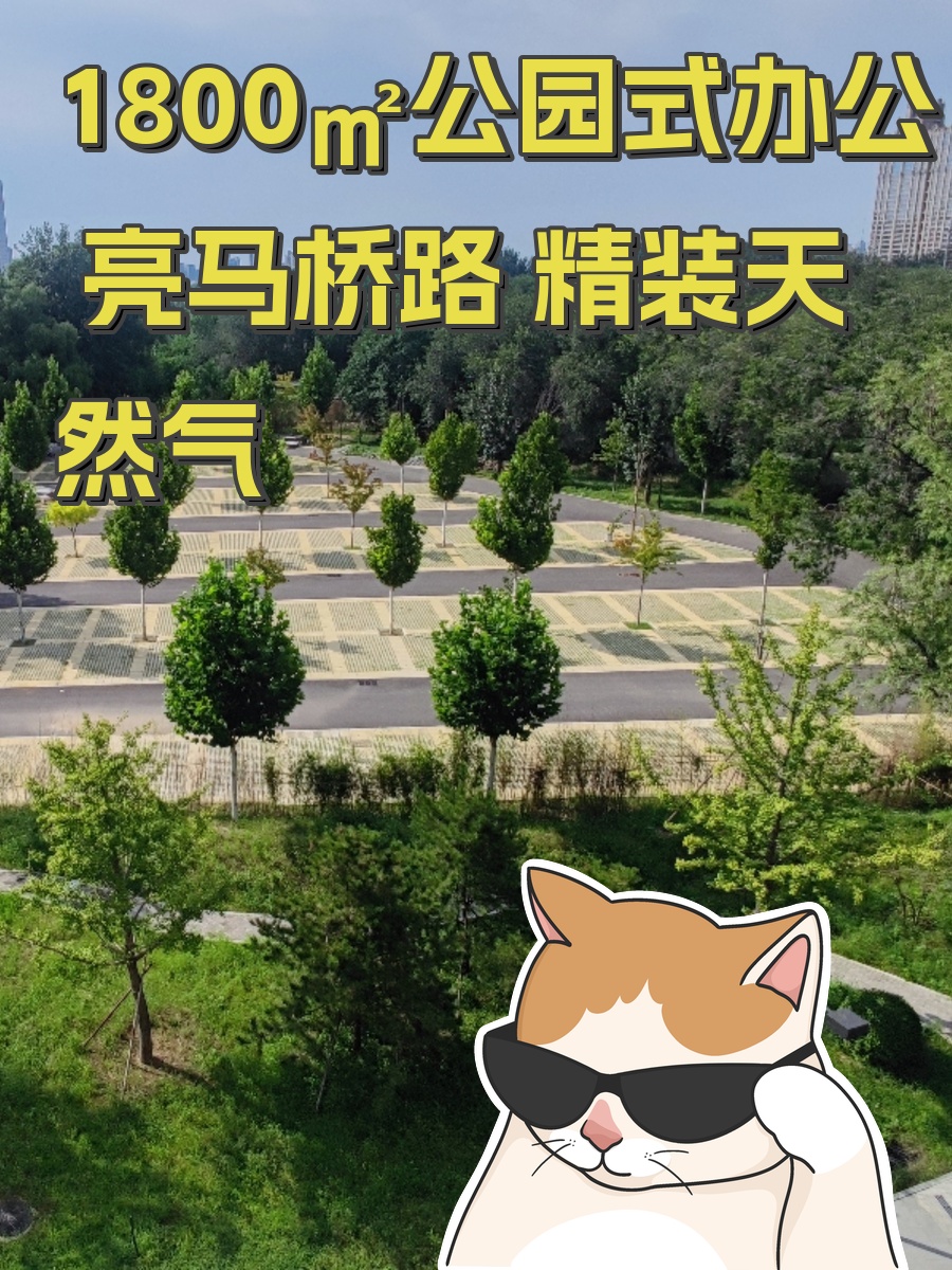 1800㎡公园式办公 亮马桥路 精装天然气