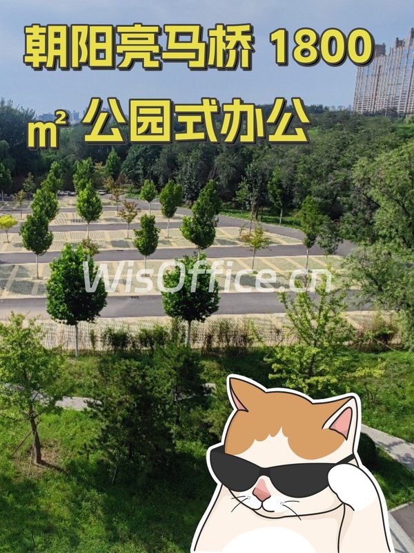 朝阳亮马桥 1800㎡ 公园式办公 - 首图