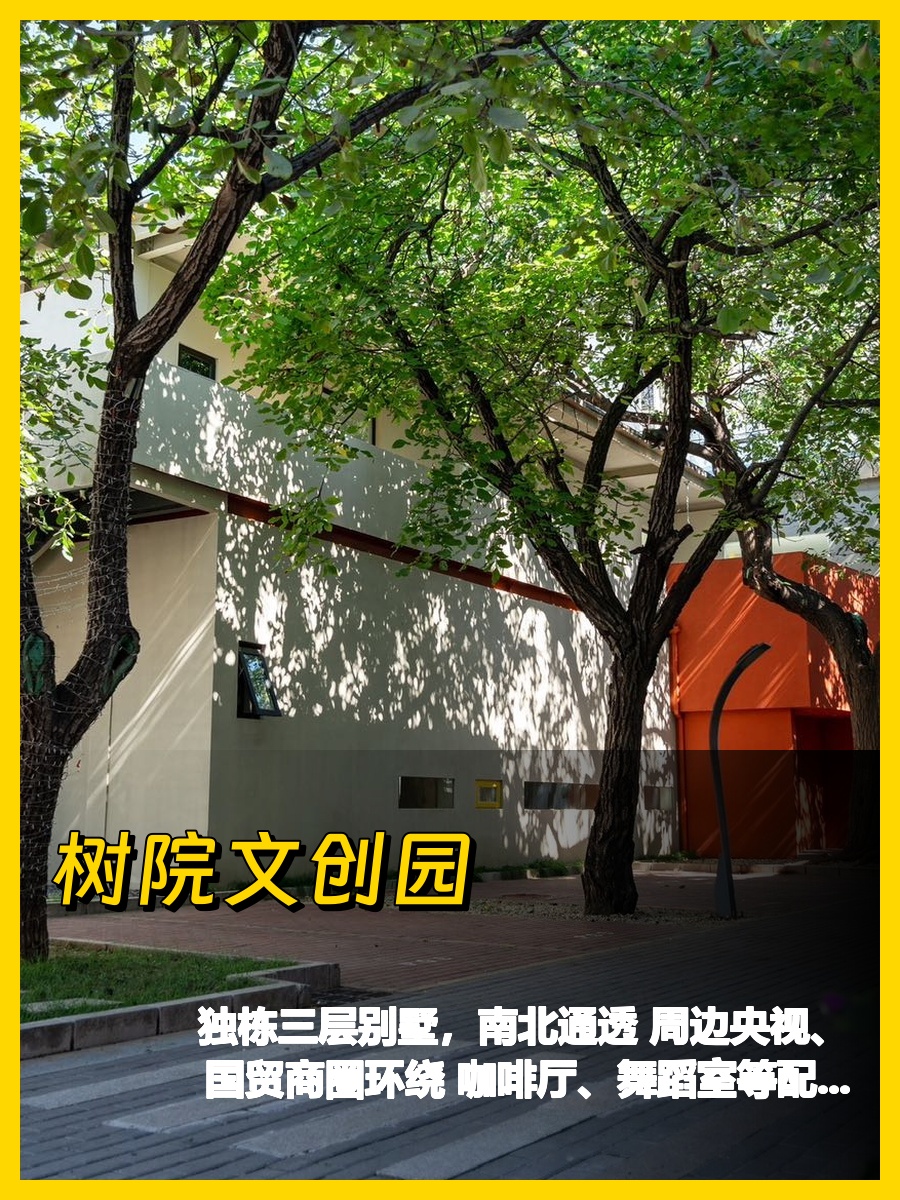 树院文创园的独栋小院真绝