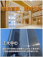 正大中心158平米 北向全景 速通人脸识别 - 缩略图 1