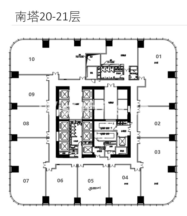 正大中心2421平多地铁商务配套 - 首图