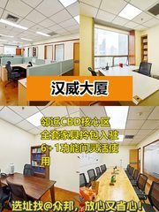 CBD现房 汉威大厦 双地铁 带全套家具 - 缩略图 1