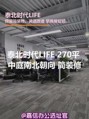 泰北时代LIFE 270平米 中庭南北朝向 简装修 - 缩略图 1