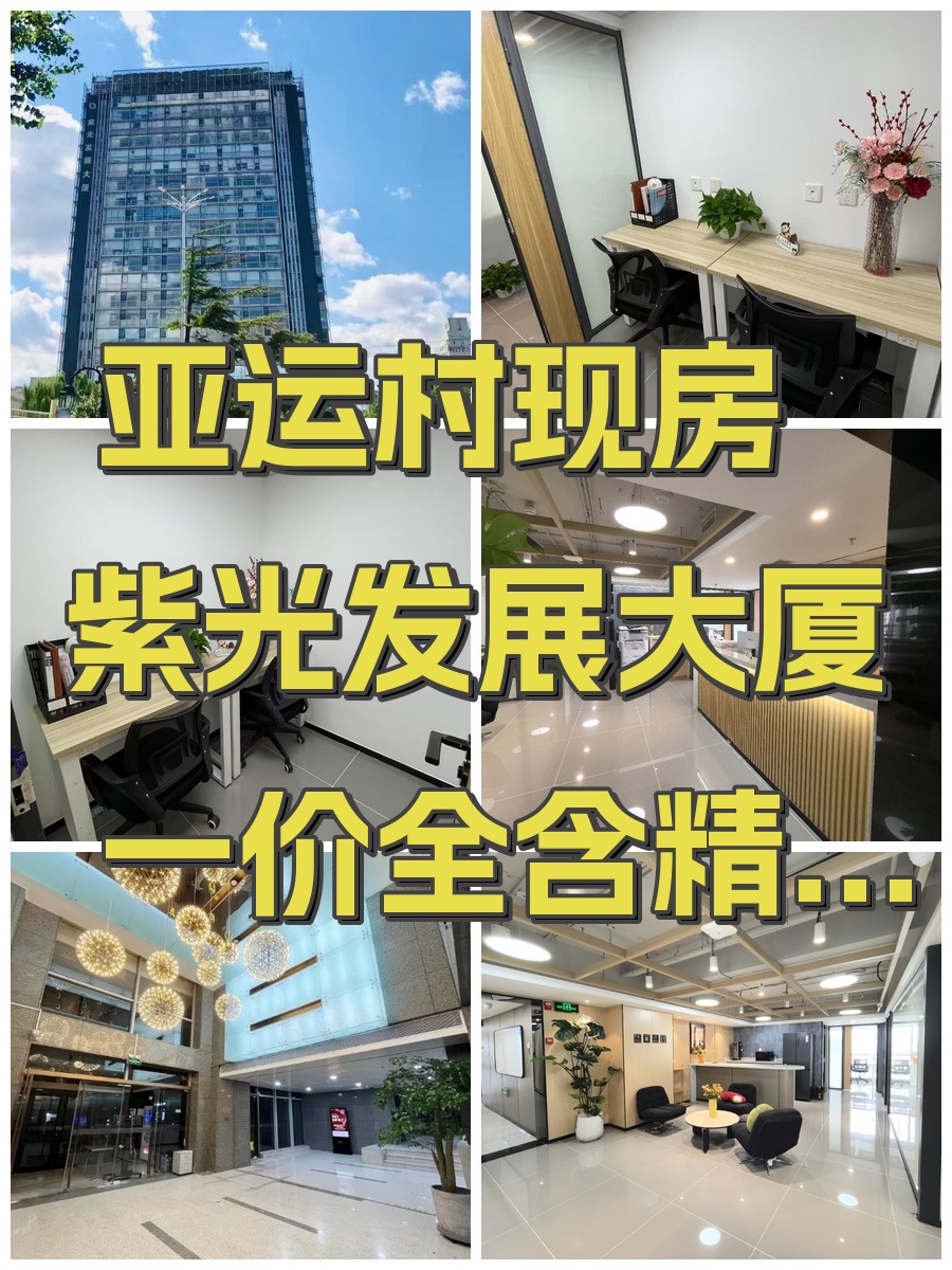 亚运村现房 紫光发展大厦 一价全含精装修