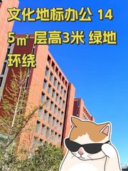 文化地标办公 145㎡ 层高3米 绿地环绕 - 缩略图 1