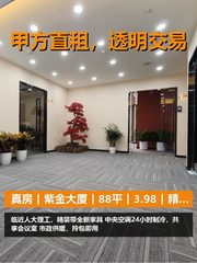 真房｜紫金大厦｜88平｜3.98｜精装带新家具 - 缩略图 1