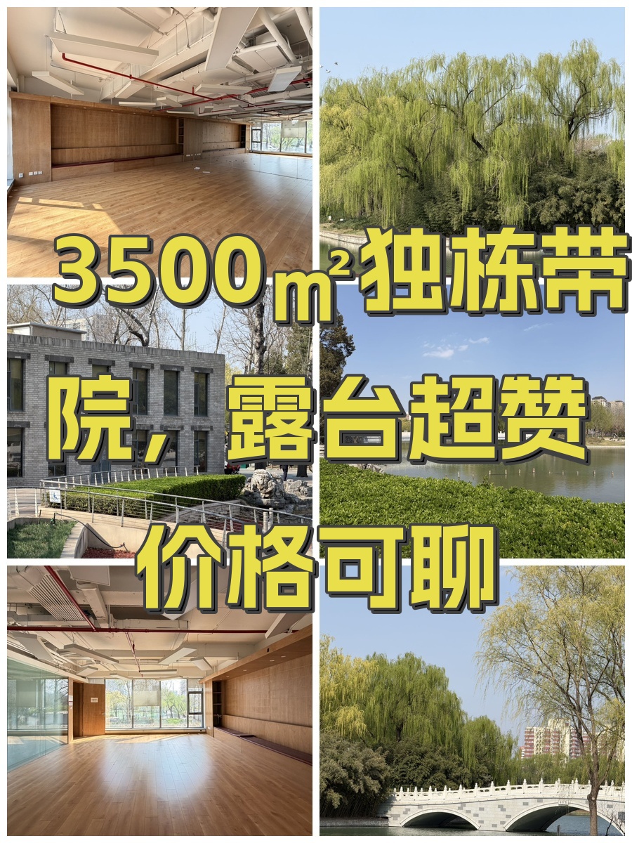 3500㎡独栋带院，露台超赞价格可聊