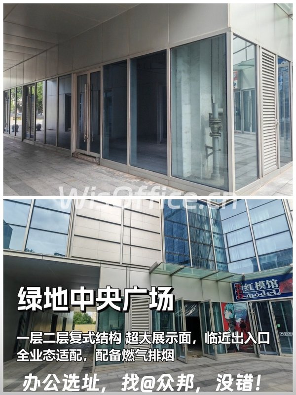 推荐绿地中央广场233㎡复式毛坯 - 首图