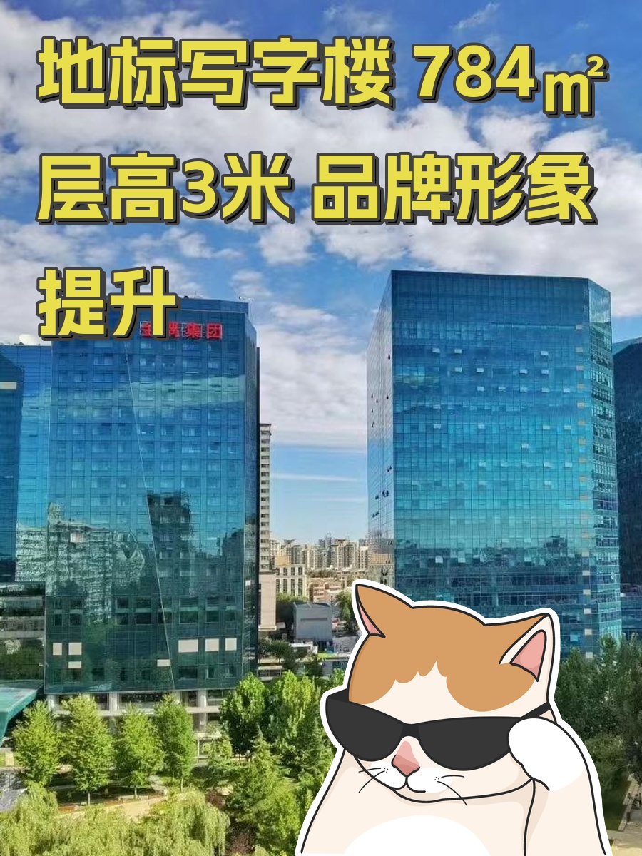 地标写字楼 784㎡ 层高3米 品牌形象提升