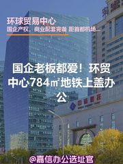 国企老板都爱！环贸中心784㎡地铁上盖办公 - 缩略图 1