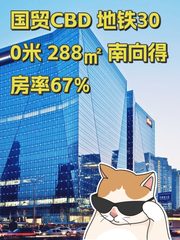国贸CBD 地铁300米 288㎡ 南向得房率67% - 缩略图 1