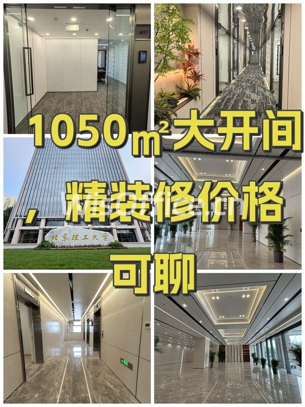 1050㎡大开间，精装修价格可聊 - 首图