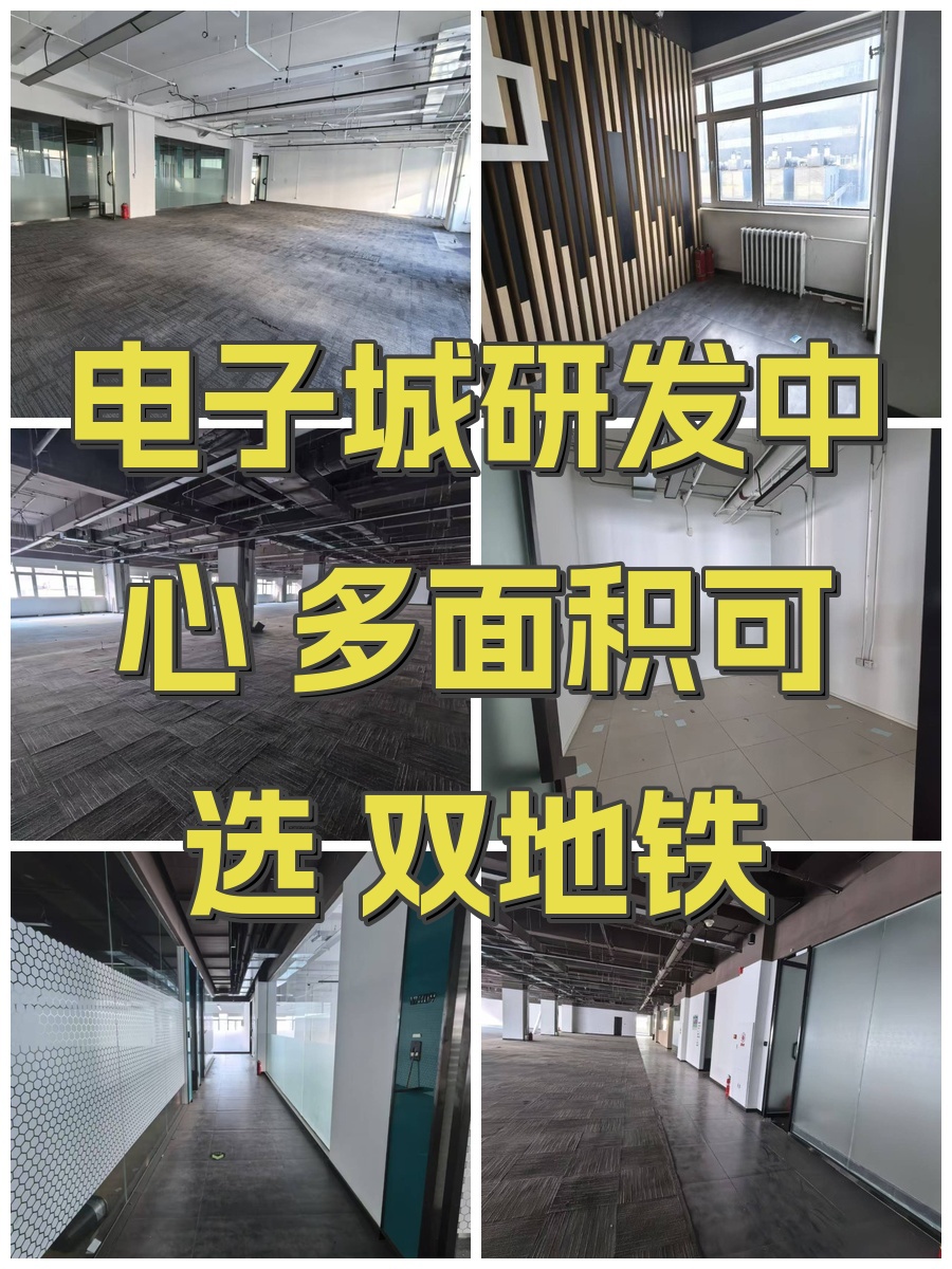电子城研发中心 多面积可选 双地铁