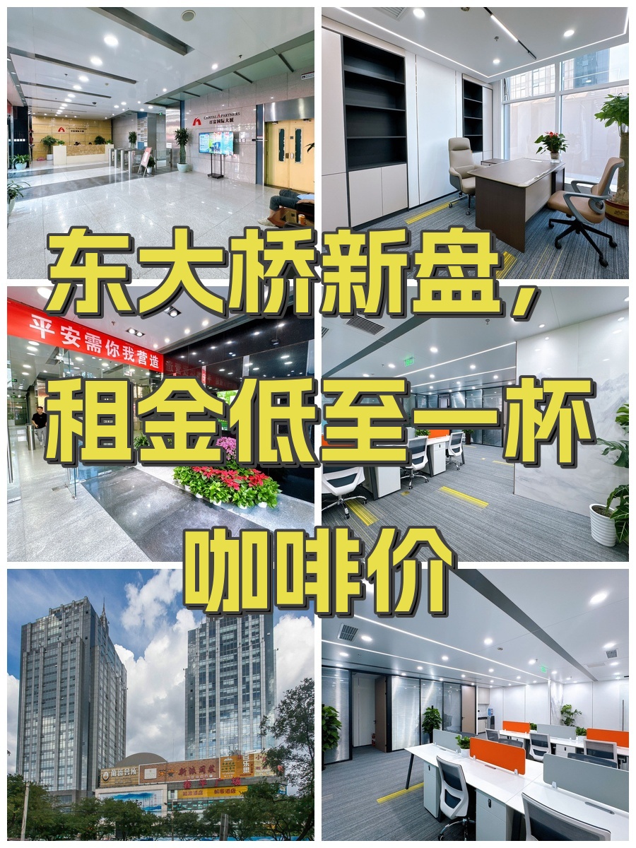 东大桥新盘，租金低至一杯咖啡价