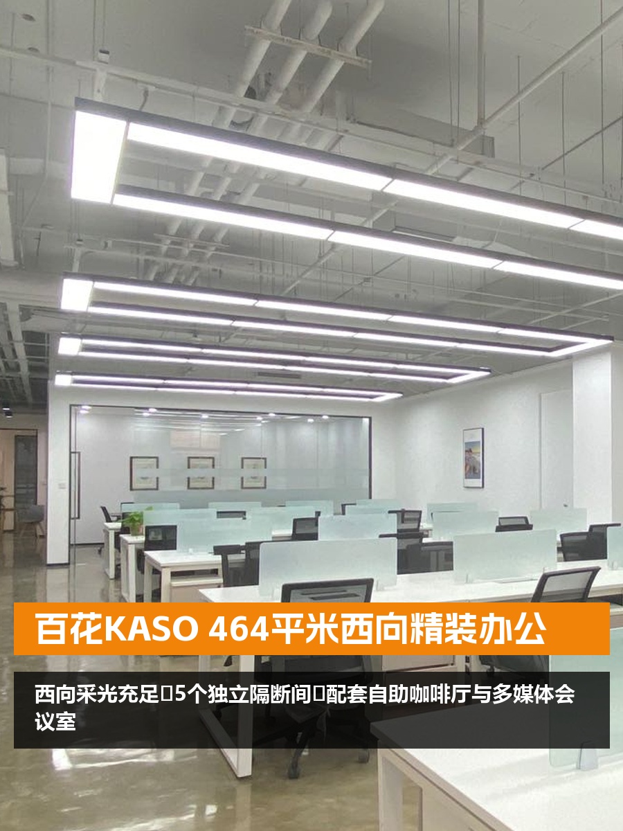 百花KASO 464平米西向精装办公