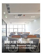 盈都大厦12工位➕3隔断精装修带家具 - 缩略图 1