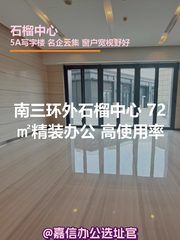 石榴中心 | 72㎡精装办公 | 高使用率？ - 缩略图 1