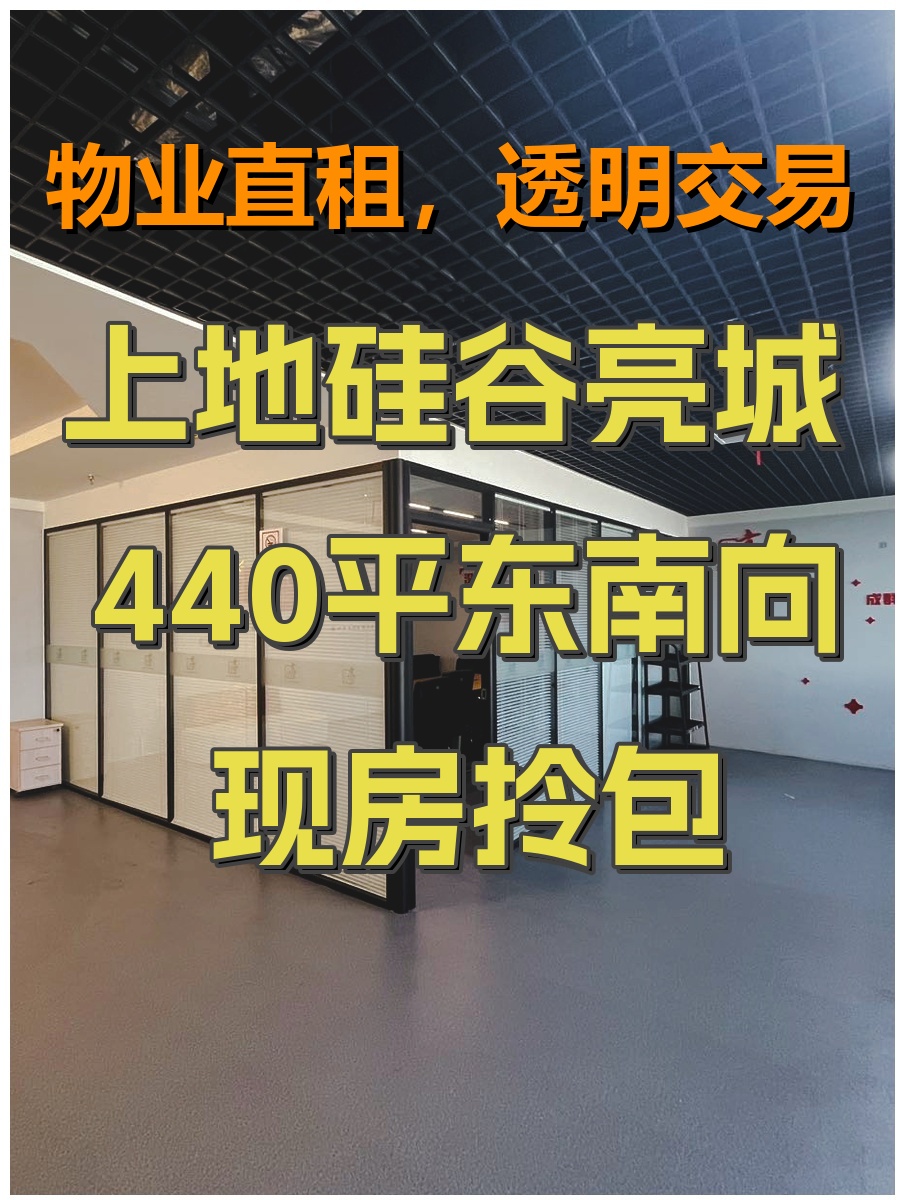上地硅谷亮城 440平东南向 现房拎包