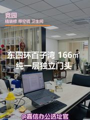 东四环 166㎡ 纯一层门头 高实用 - 缩略图 1