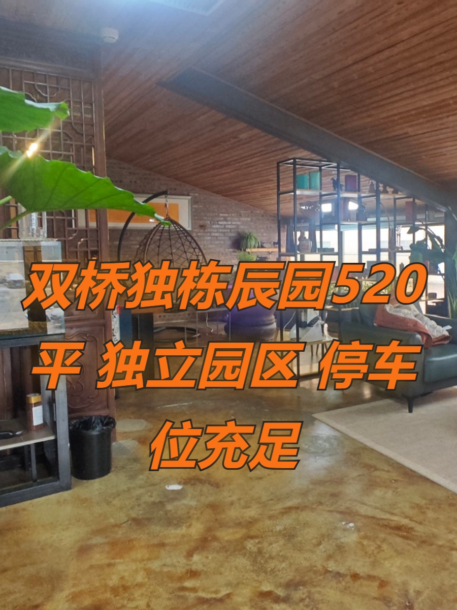 双桥独栋辰园520平 独立园区 停车位充足