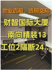 财智国际大厦 南向精装13工位 - 缩略图 1