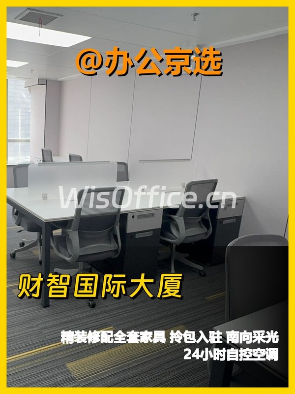 财智国际大厦A1 2隔断13工位 - 首图
