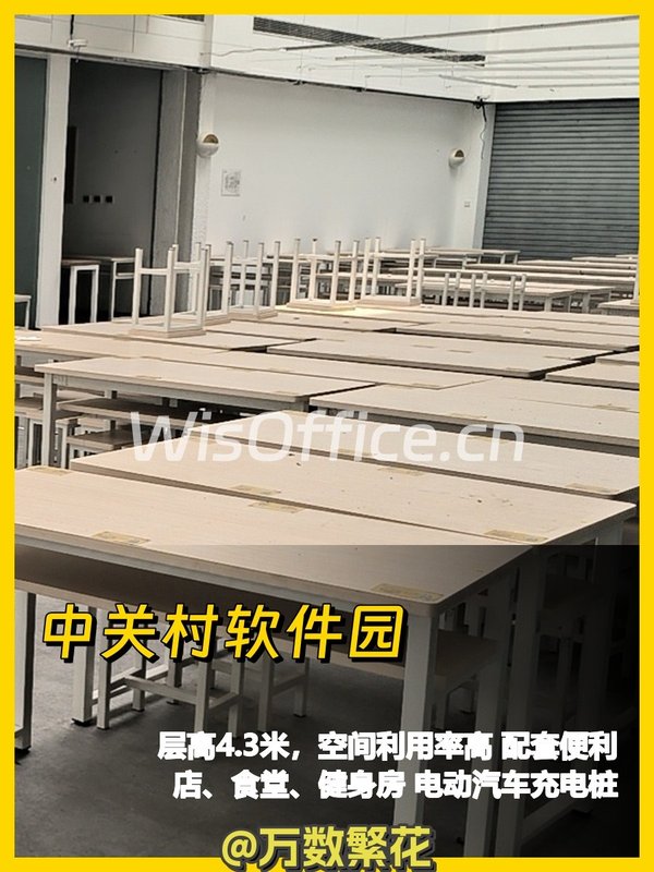 中关村软件园 1500㎡ 层高4.3米 周边配套完善 - 首图