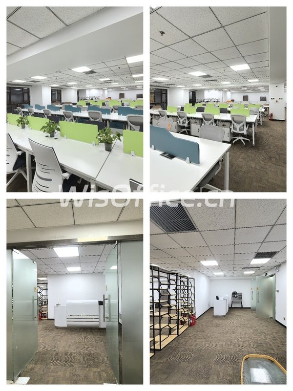 老板笑疯：650㎡地铁口工位100个 - 首图