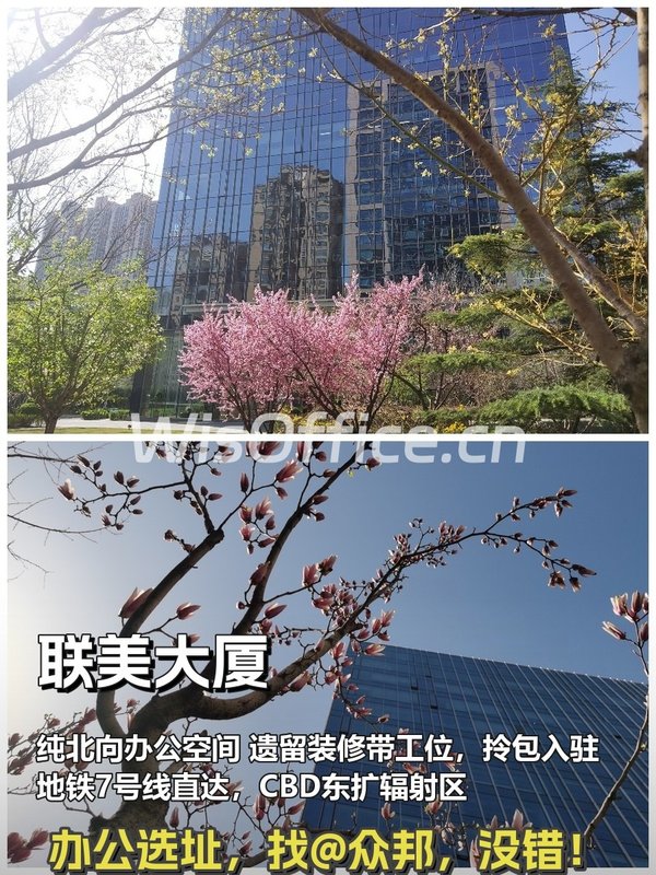 百子湾联美大厦 249㎡遗留装修 纯北向 随时交付 - 首图