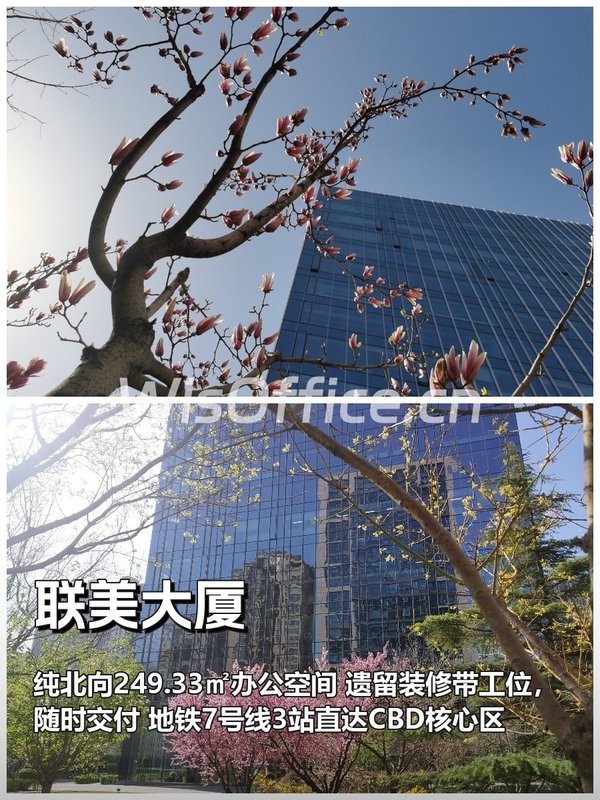 企业必看：249㎡北向办公空间带工位 - 首图