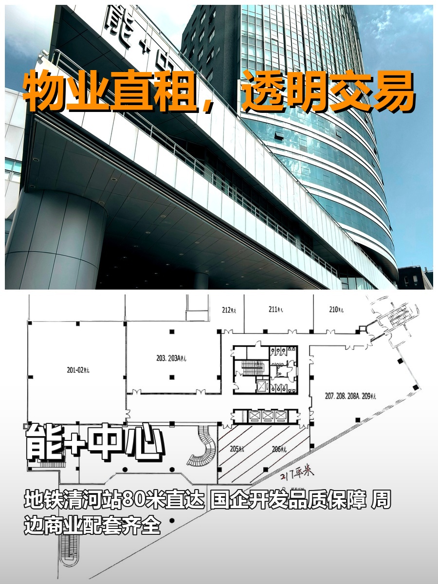 真房｜能+中心｜217平｜国企品质｜通勤王者