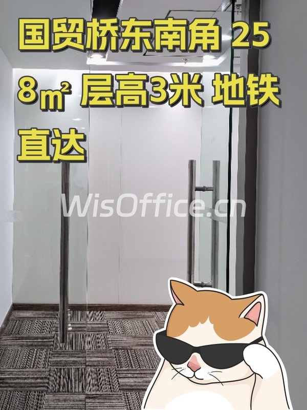 国贸桥东南角 258㎡ 层高3米 地铁直达 - 首图