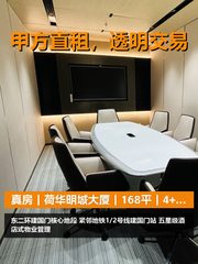 真房｜荷华明城大厦｜168平｜4+12工位｜东二环核心 - 缩略图 1