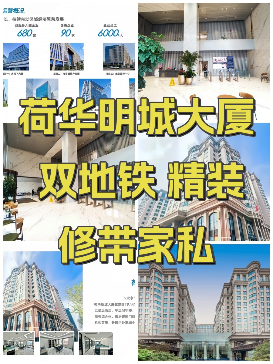 荷华明城大厦 双地铁 精装修带家私