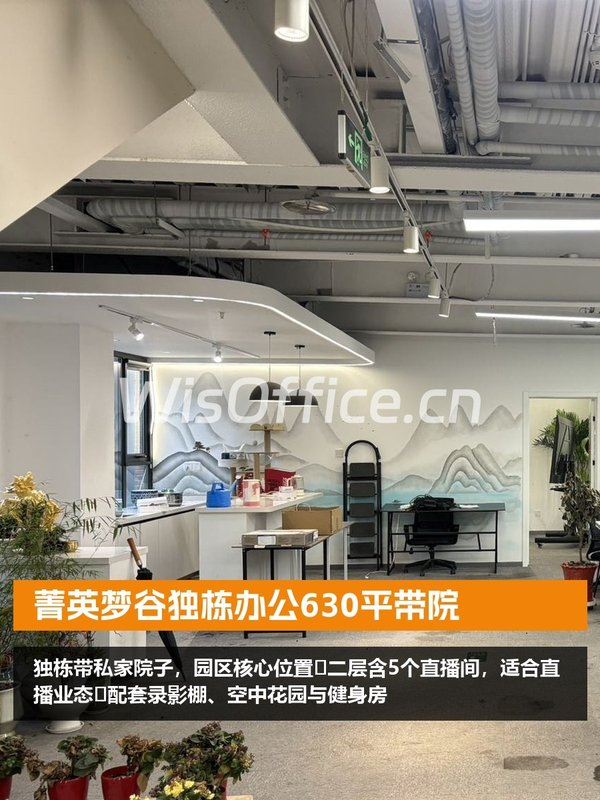 菁英梦谷独栋办公630平带院 - 首图