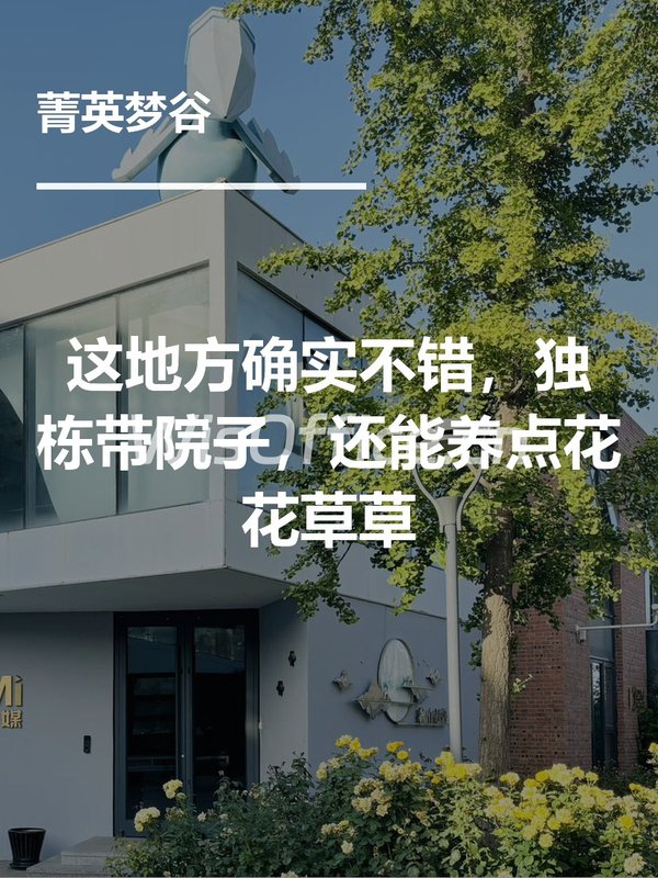 这地方确实不错，独栋带院子，还能养点花花草草 - 首图