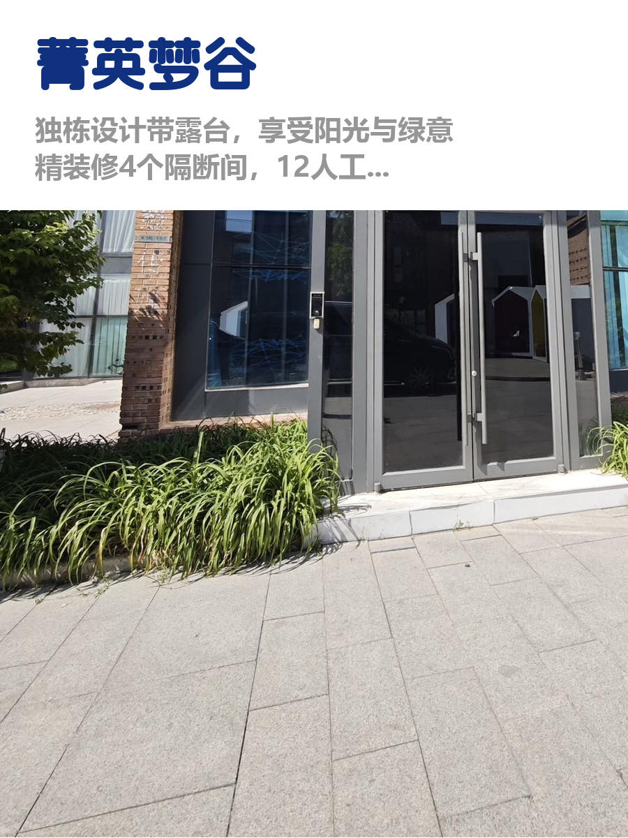菁英梦谷独栋带露台办公空间