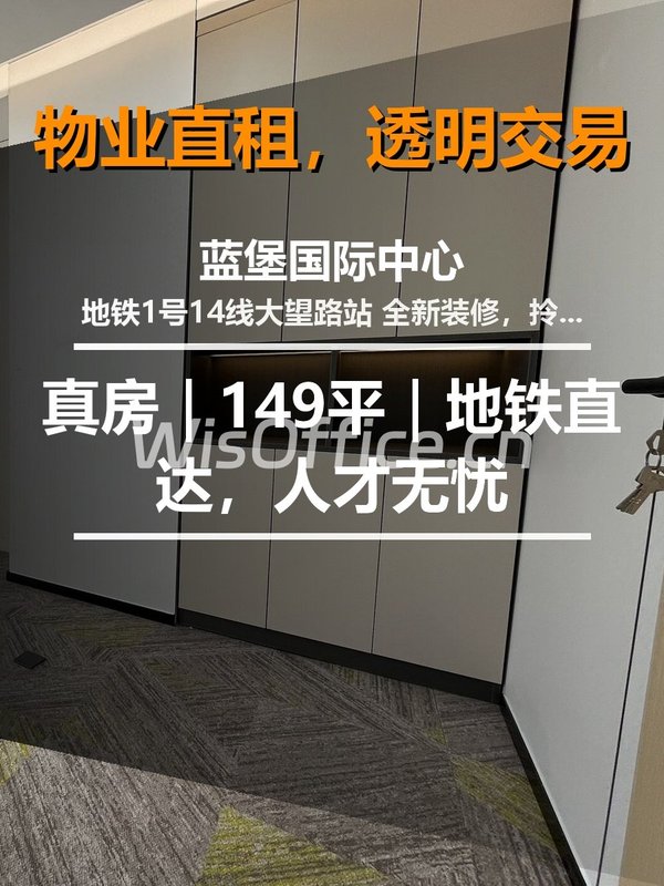 真房｜蓝堡国际中心 |149平｜地铁直达，人才无忧 - 首图