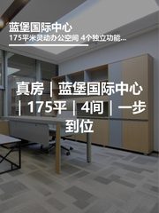 真房｜蓝堡国际中心｜175平｜4间｜一步到位 - 缩略图 1