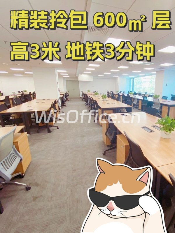 精装拎包 600㎡ 层高3米 地铁3分钟 - 首图