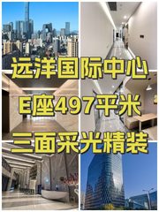 远洋国际中心E座497平米三面采光精装 - 缩略图 1