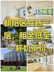 朝阳区独栋三层，租金低至一杯奶茶价 - 缩略图 1