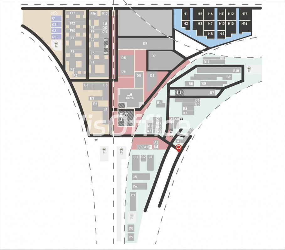 独栋办公空间 1964平米全景采光 - 首图